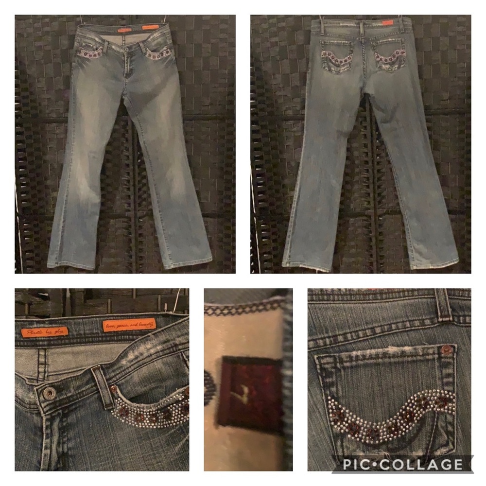 Plastic By Gly Boot Cut Jeans